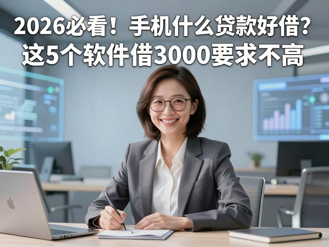 2026必看！手机什么贷款好借？这5个软件借3000要求不高