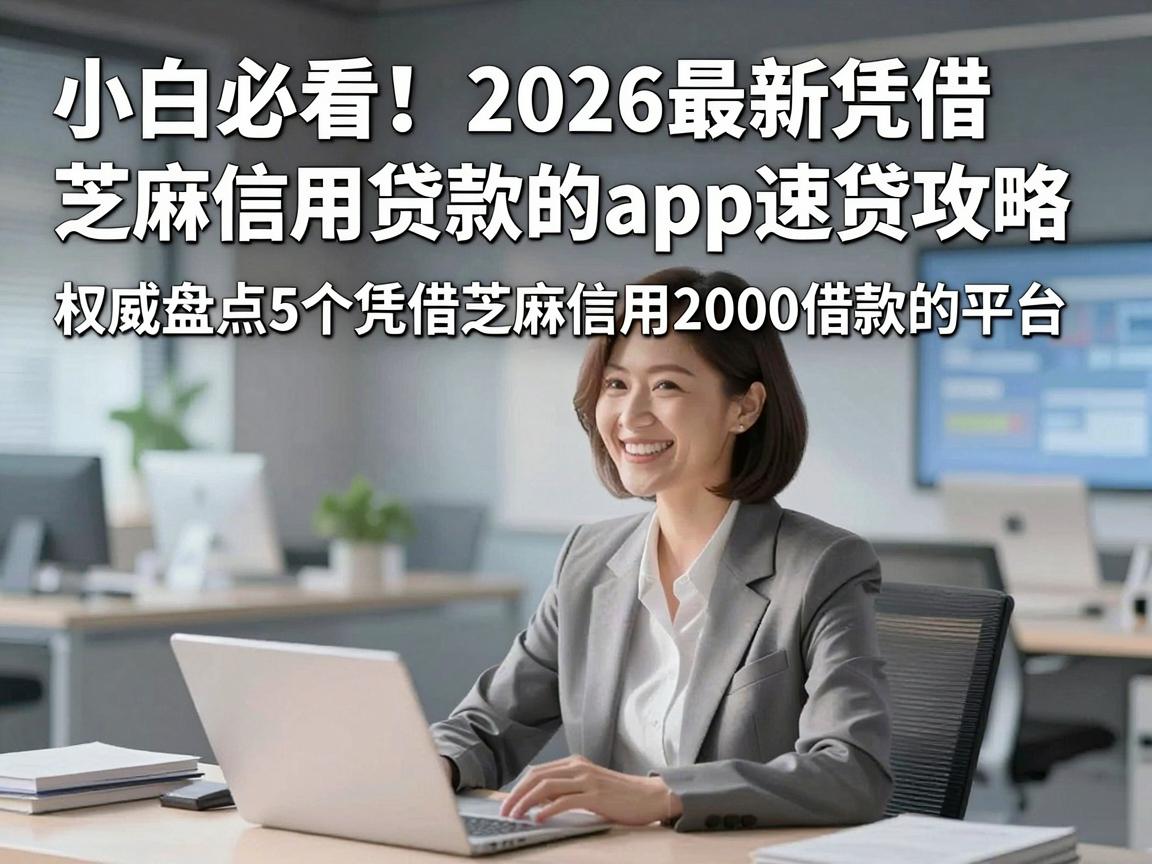 小白必看!2026最新凭借芝麻信用贷款的app速贷攻略,权威盘点5个凭借芝麻信用2000借款的平台