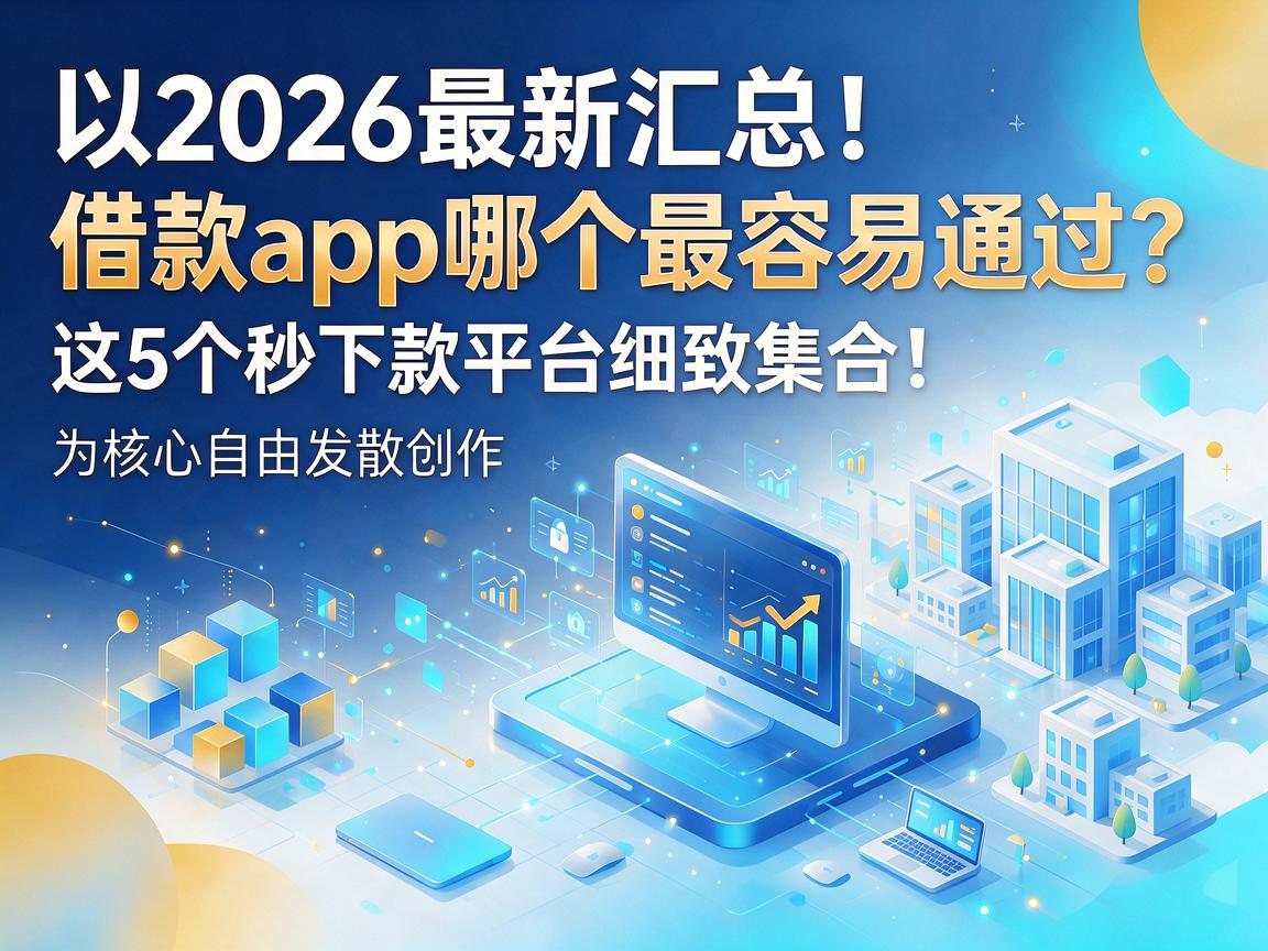 2026最新汇总!借款app哪个最容易通过?这5个秒下款平台细致集合!