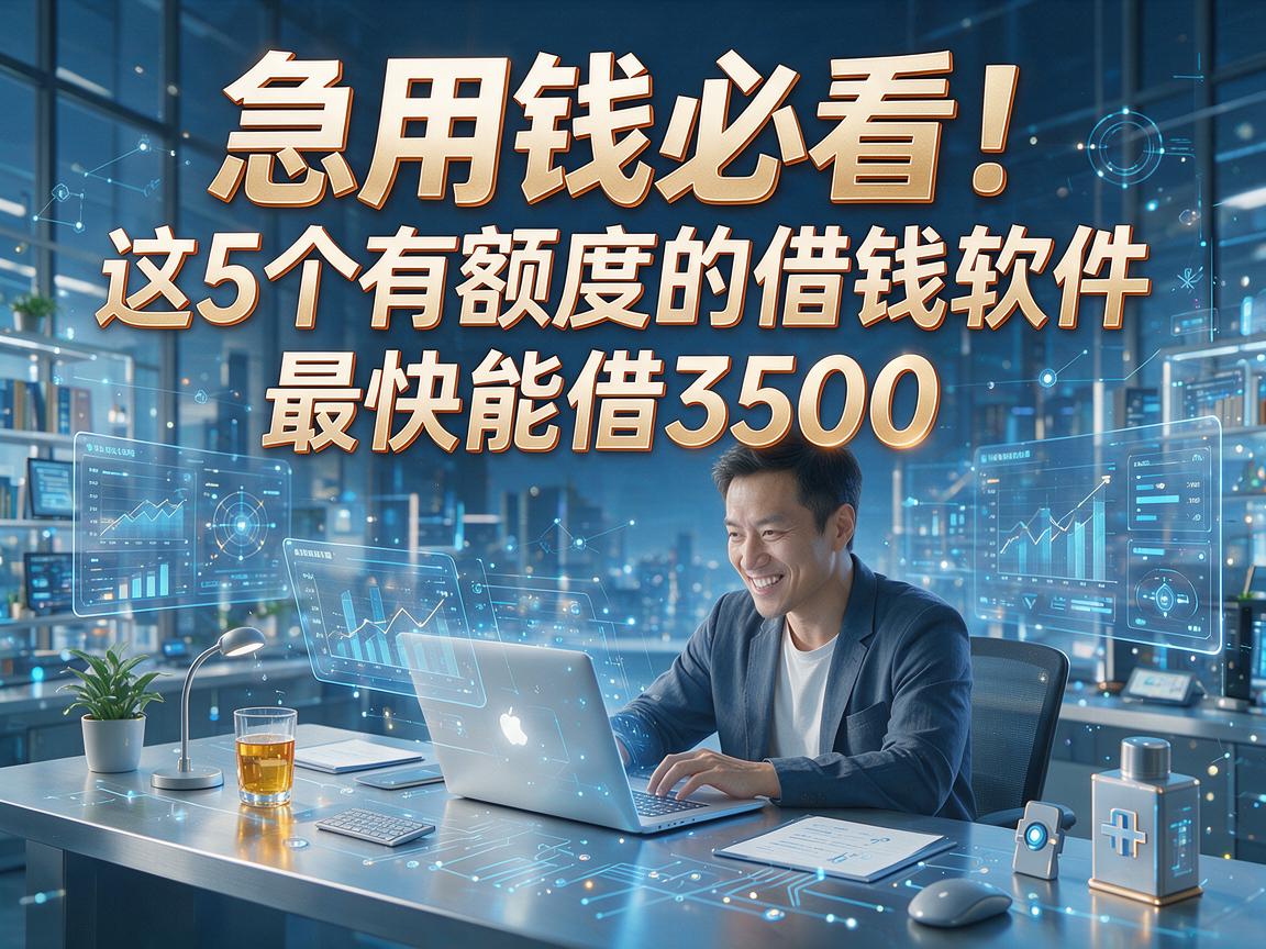 急用钱必看!这5个有额度的借钱软件,最快能借3500