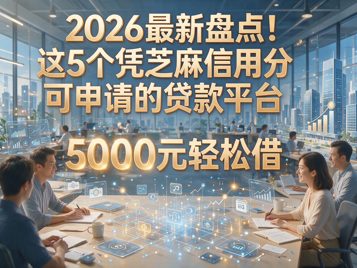 2026最新盘点!这5个凭芝麻信用分可申请的贷款平台,5000元轻松借