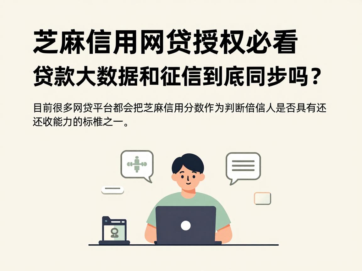 芝麻信用网贷授权必看!4月超贴心平台实测:贷款大数据和征信到底同步吗?
