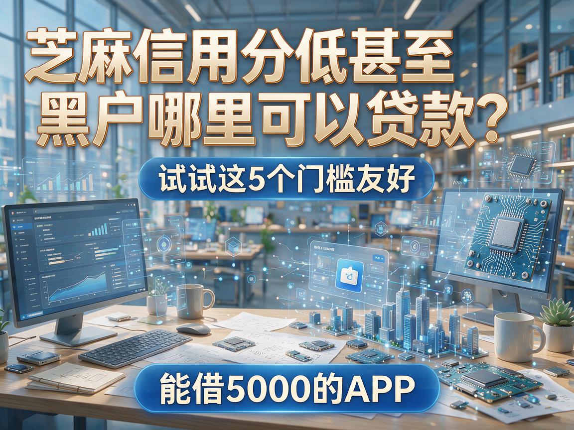 芝麻信用分低甚至黑户哪里可以贷款?试试这5个门槛友好、能借5000的APP