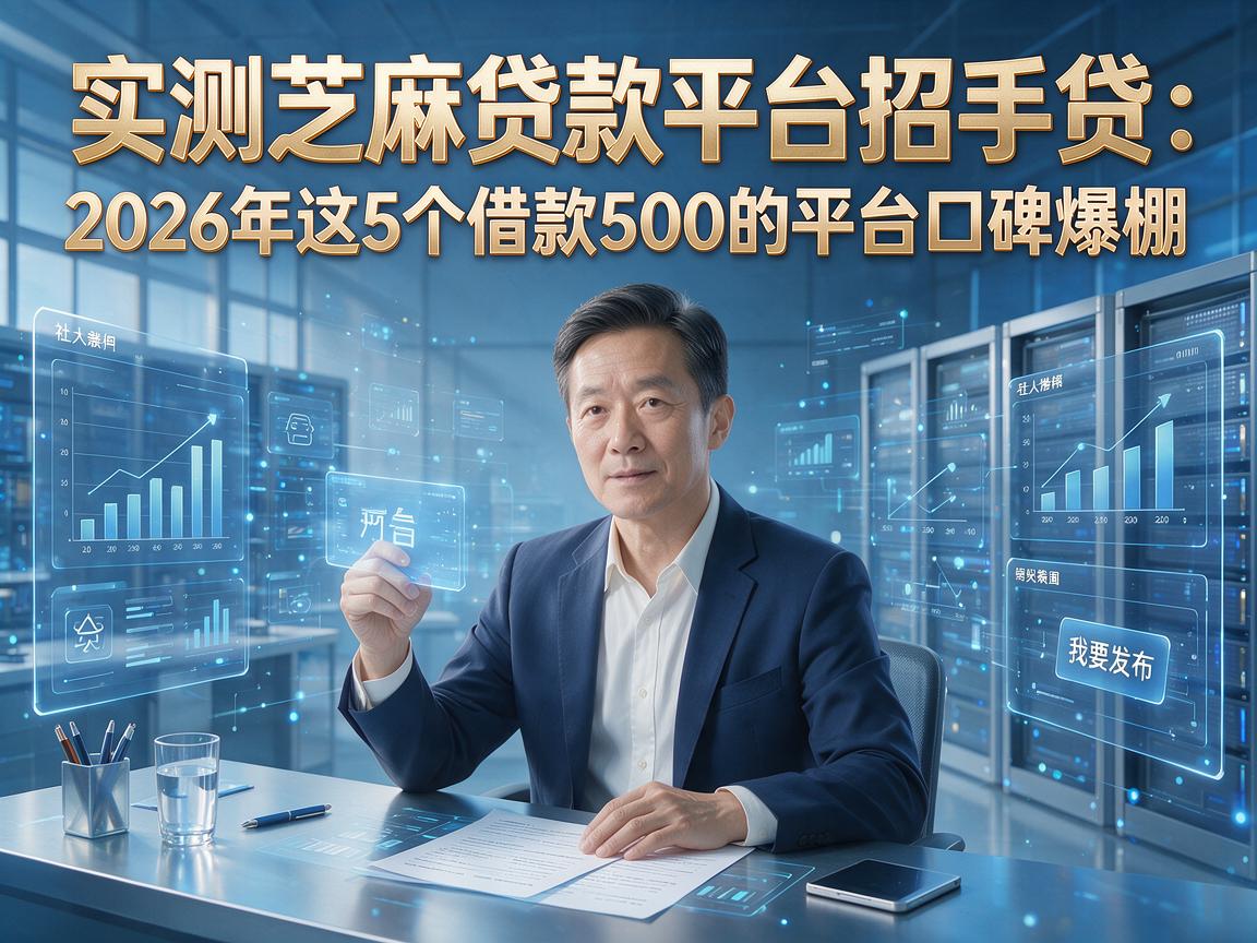 实测芝麻贷款平台招手贷:2026年这5个借款500的平台口碑爆棚