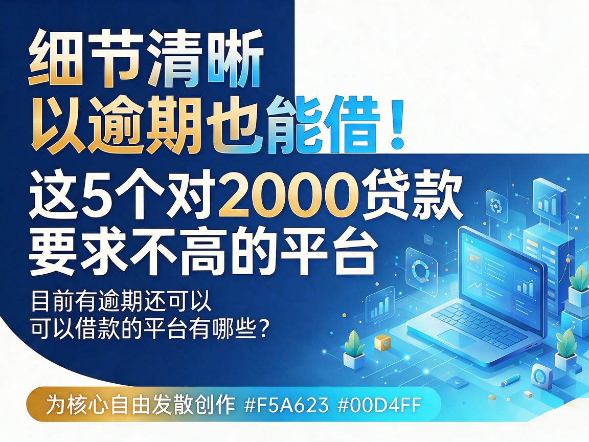 逾期也能借!这5个对2000贷款要求不高的平台,目前有逾期还可以借款的平台有哪些?
