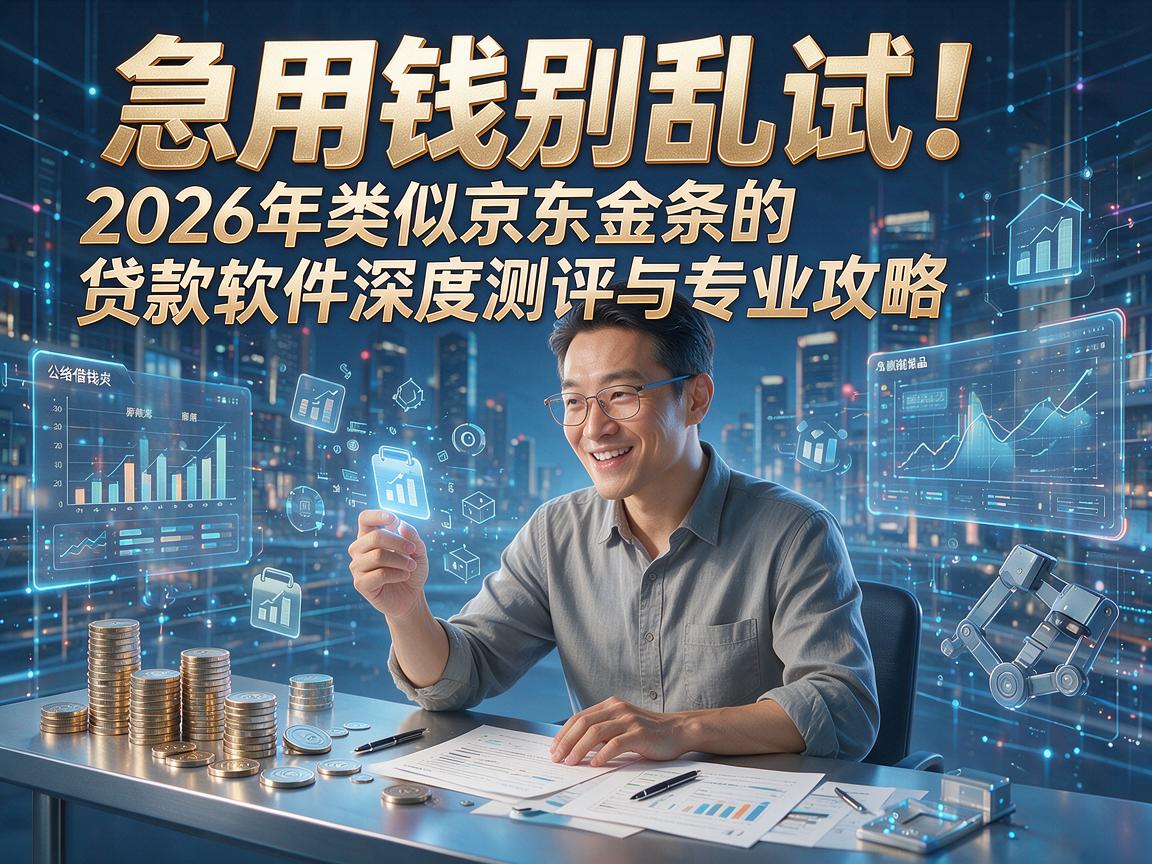 急用钱别乱试!2026年类似京东金条的贷款软件深度测评与专业攻略