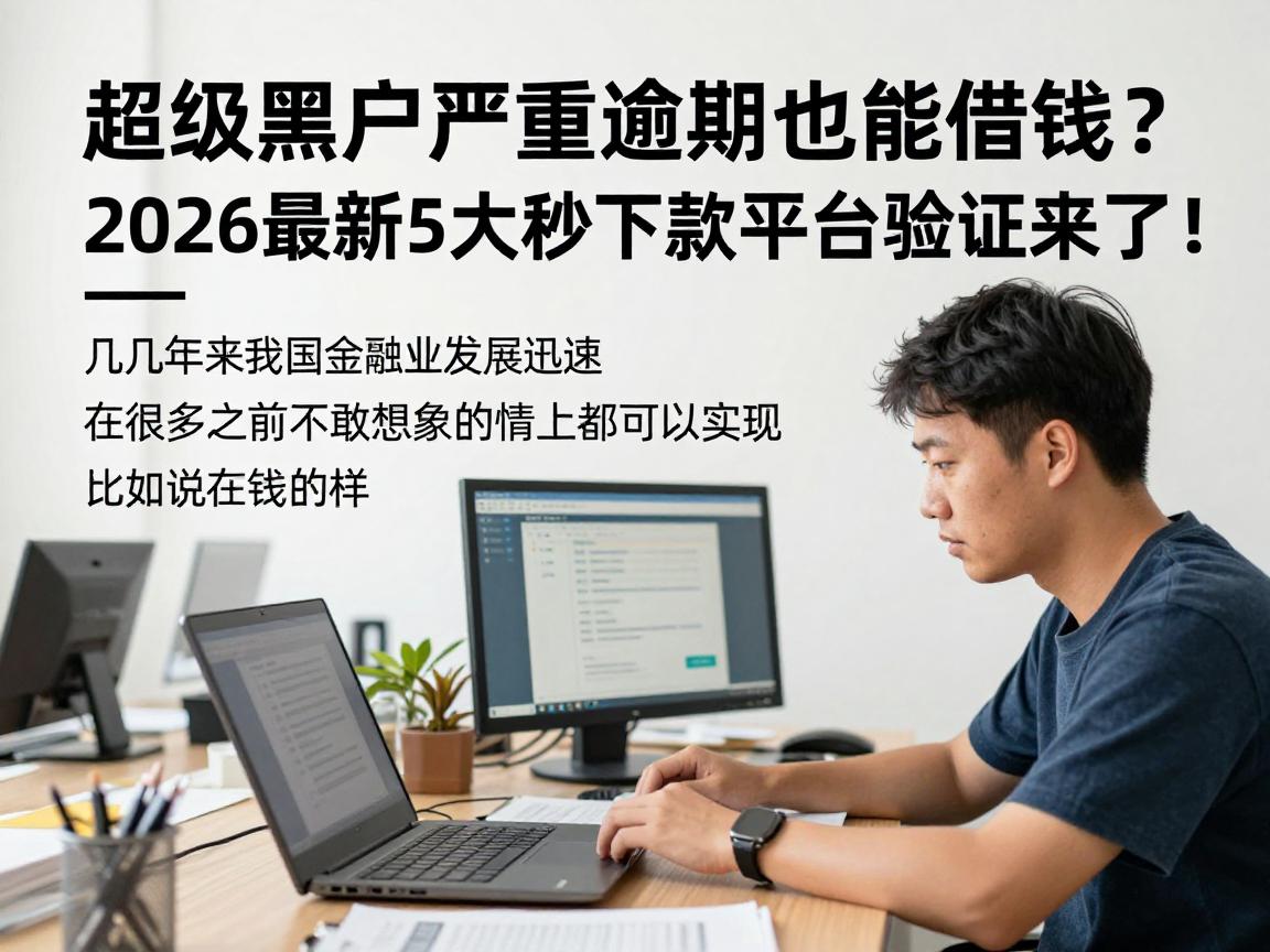 超级黑户严重逾期也能借钱?2026最新5大秒下款平台验证来了!