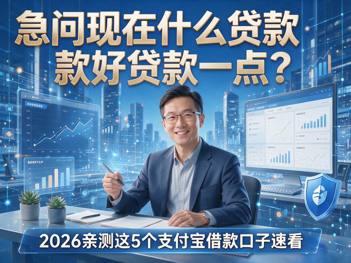 急问现在什么贷款好贷款一点？2026亲测这5个支付宝借款口子速看