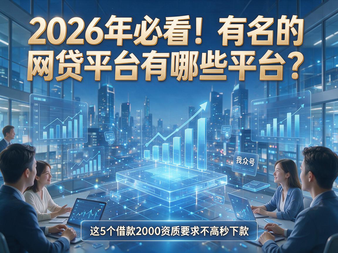 2026年必看!有名的网贷平台有哪些平台?这5个借款2000资质要求不高秒下款