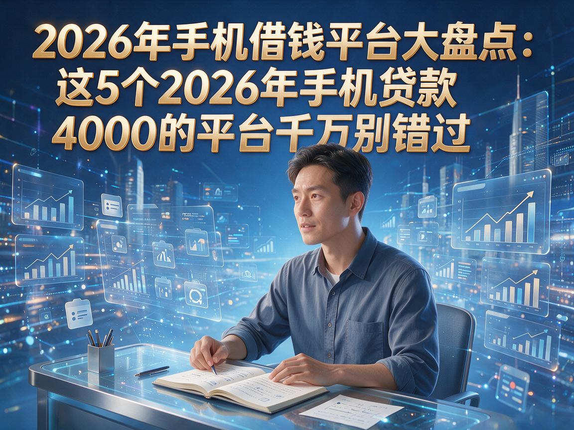 2026年手机借钱平台大盘点:这5个2026年手机贷款4000的平台千万别错过