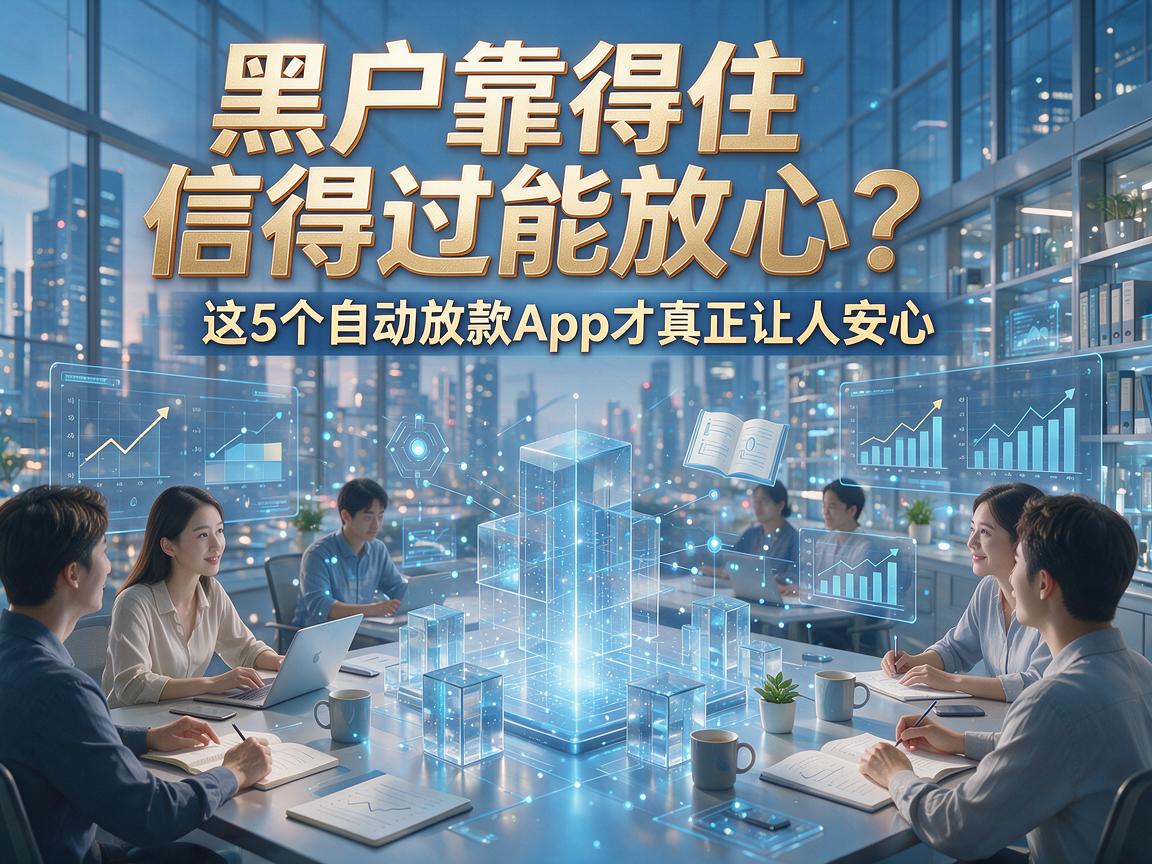 黑户靠得住信得过能放心?这5个自动放款App才真正让人安心