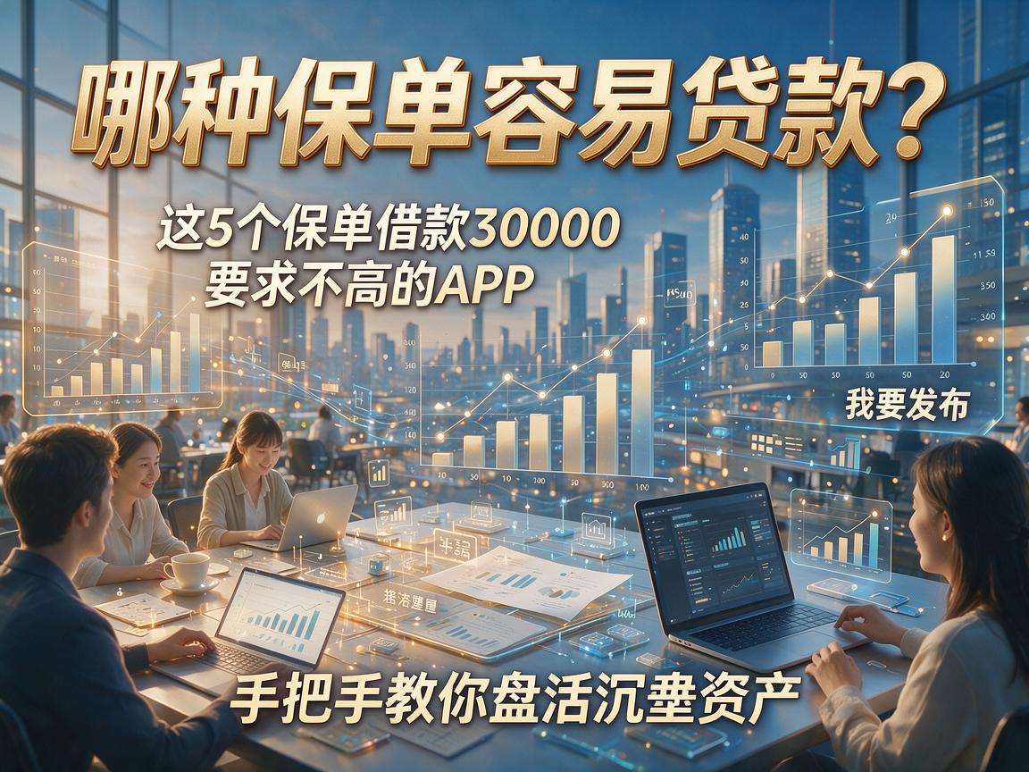 哪种保单容易贷款?这5个保单借款30000要求不高的APP,手把手教你盘活沉睡资产