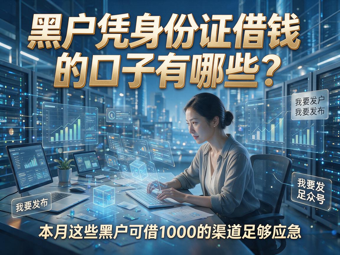 黑户凭身份证借钱的口子有哪些?本月这些黑户可借1000的渠道足够应急!