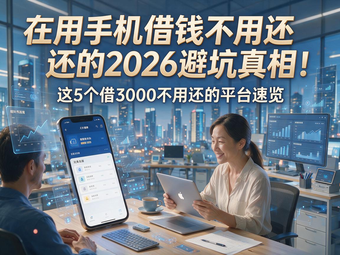 在用手机借钱不用还的2026避坑真相!这5个借3000不用还的平台速览