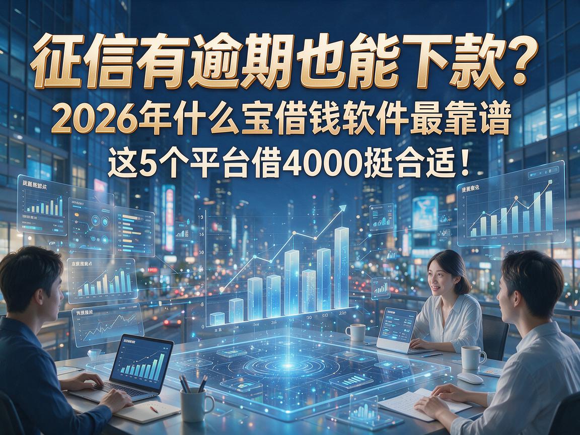 征信有逾期也能下款？2026年什么宝借钱软件最靠谱，这5个平台借4000挺合适！