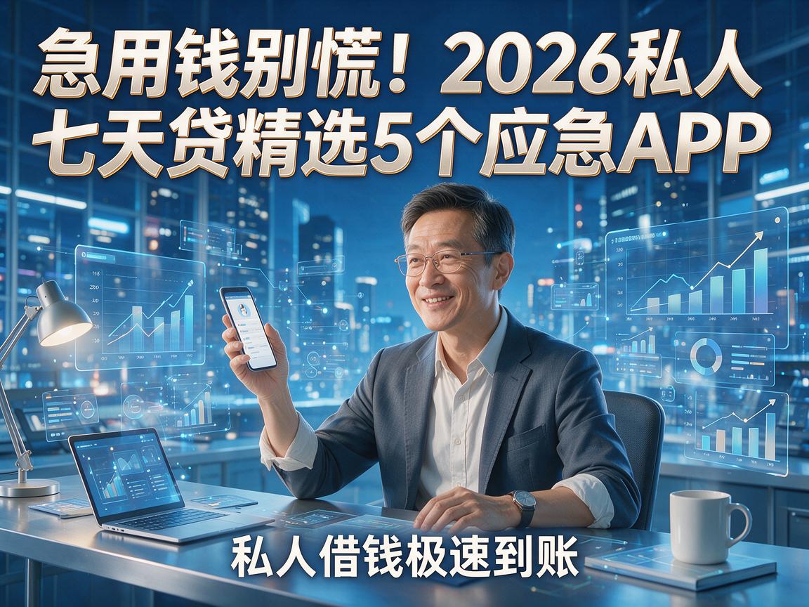 急用钱别慌！2026私人七天贷精选5个应急APP，私人借钱极速到账