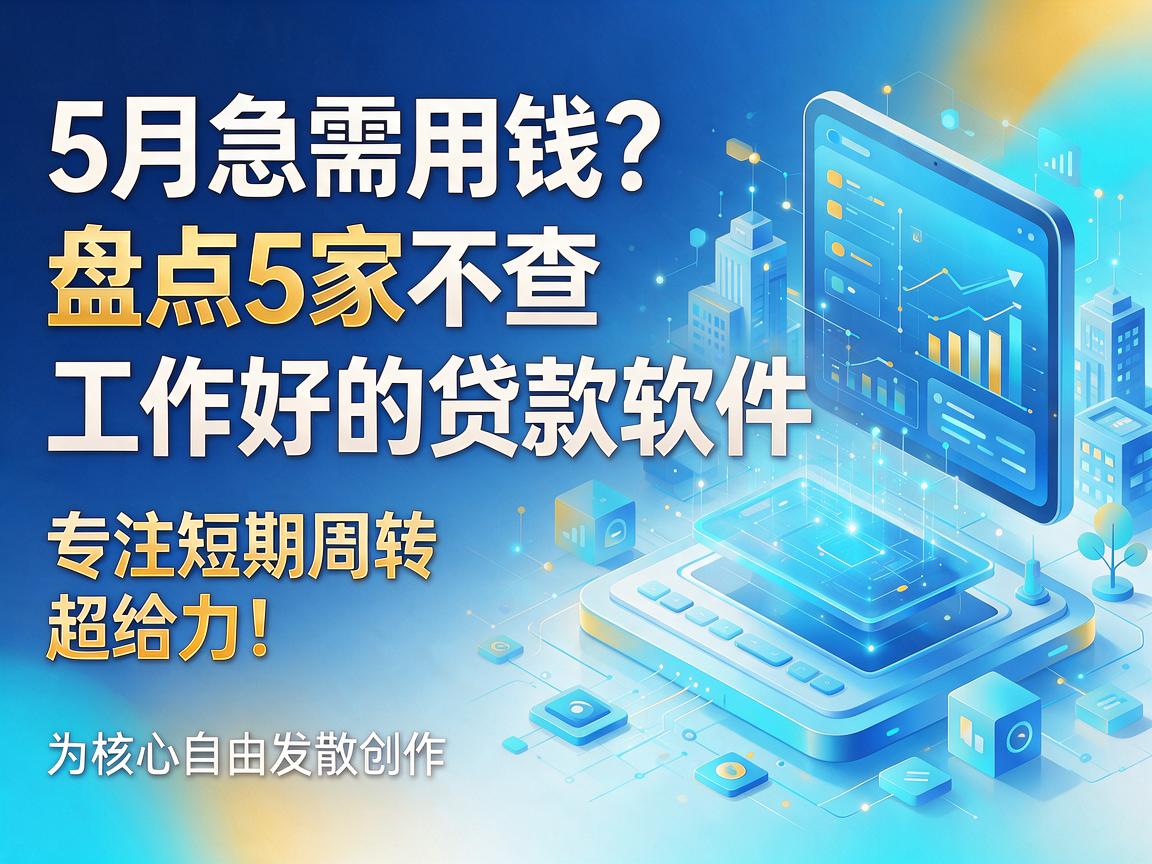 5月急需用钱?盘点5家不查工作的贷款软件,专注短期周转超给力!