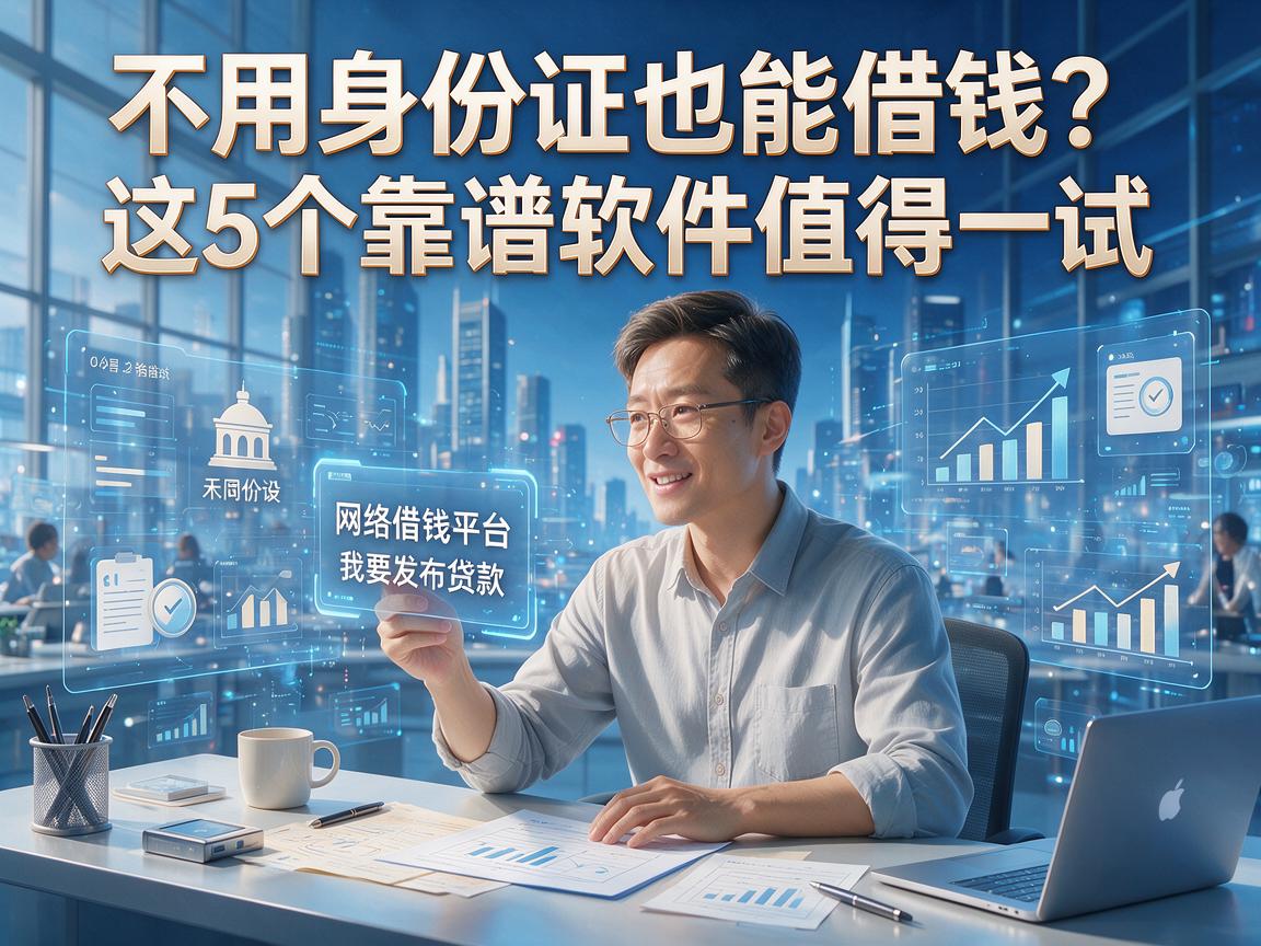 不用身份证也能借钱?这5个靠谱软件值得一试!
