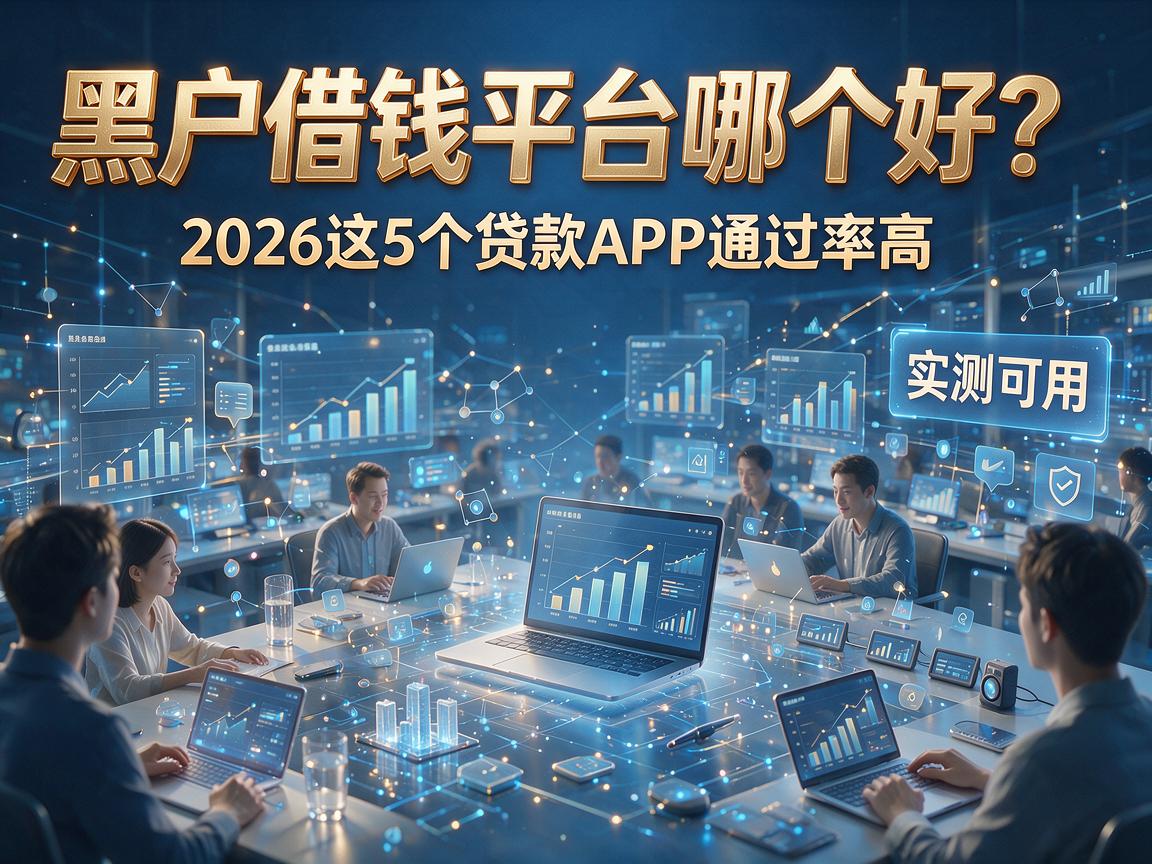 黑户借钱平台哪个好?2026这5个贷款APP通过率高,实测可用!