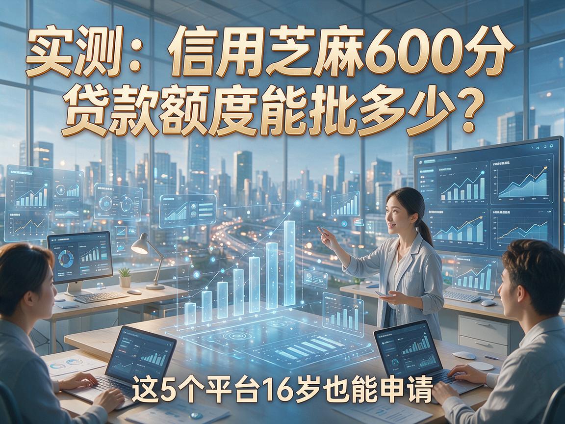 实测：信用芝麻600分贷款额度能批多少？这5个平台16岁也能申请