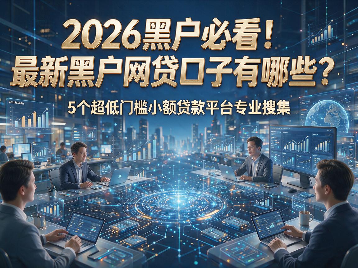 2026黑户必看!最新黑户网贷口子有哪些?5个超低门槛小额贷款平台专业搜集