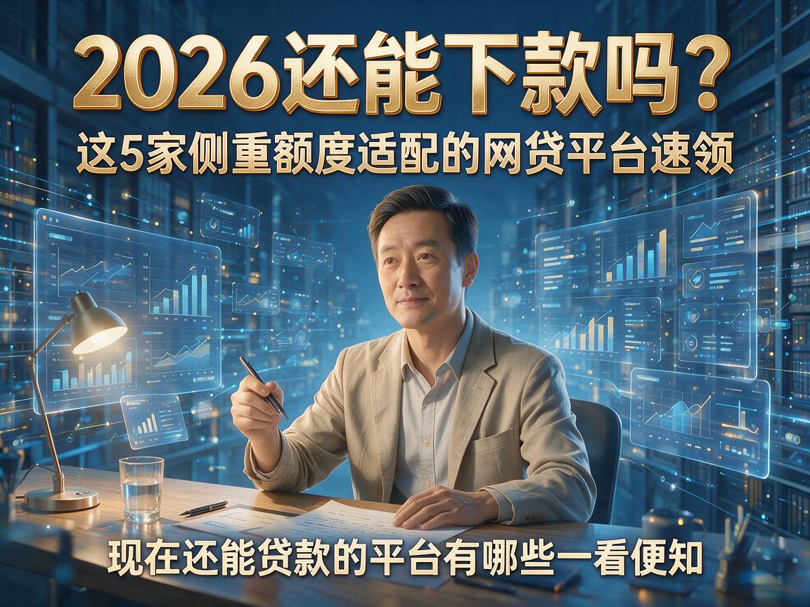 2026还能下款吗?这5家侧重额度适配的网贷平台速领,现在还能贷款的平台有哪些一看便知!