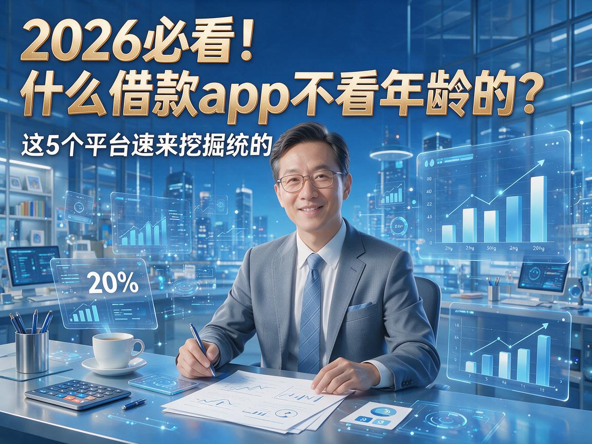 2026必看!什么借款app不看年龄的?这5个平台速来挖掘统计!