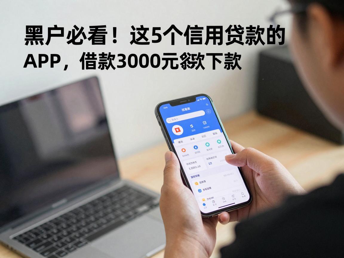 黑户必看!这5个信用贷款的APP,借款3000元容易下款