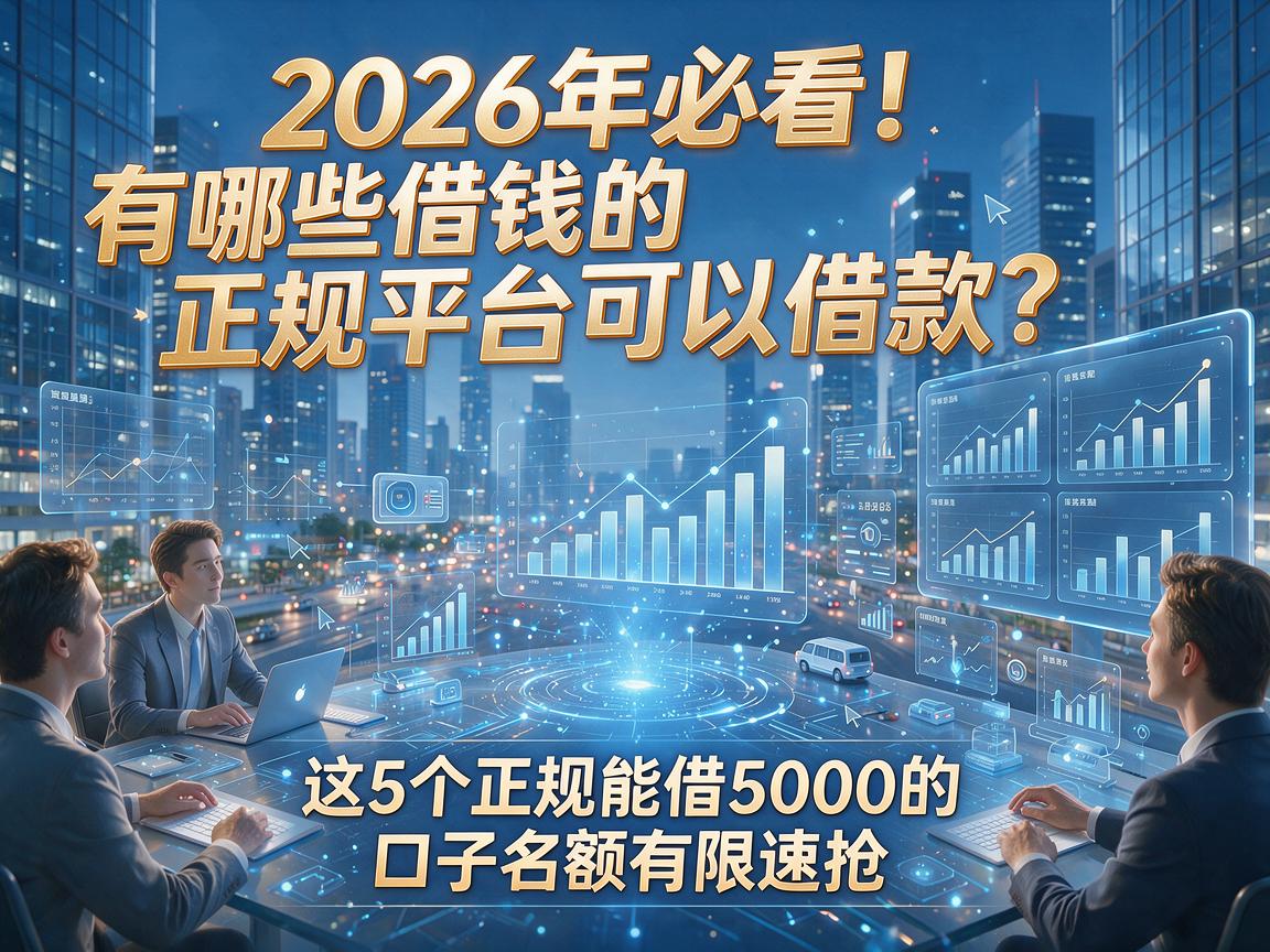 2026年必看！有哪些借钱的正规平台可以借款？这5个正规能借5000的口子名额有限速抢