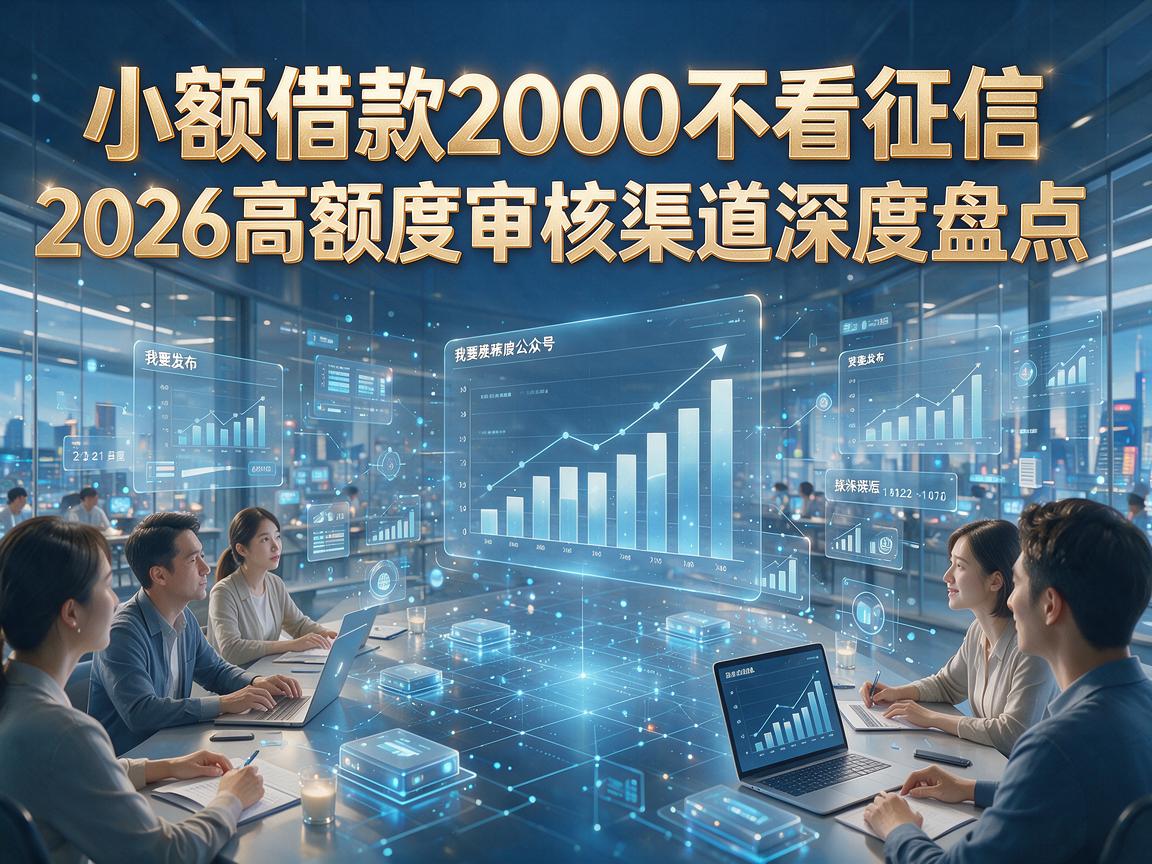 小额借款2000不看征信,2026高额度审核渠道深度盘点!