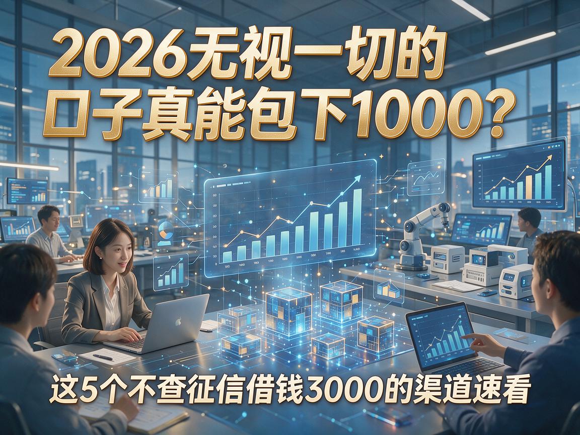 2026无视一切的口子真能包下1000?这5个不查征信借钱3000的渠道速看