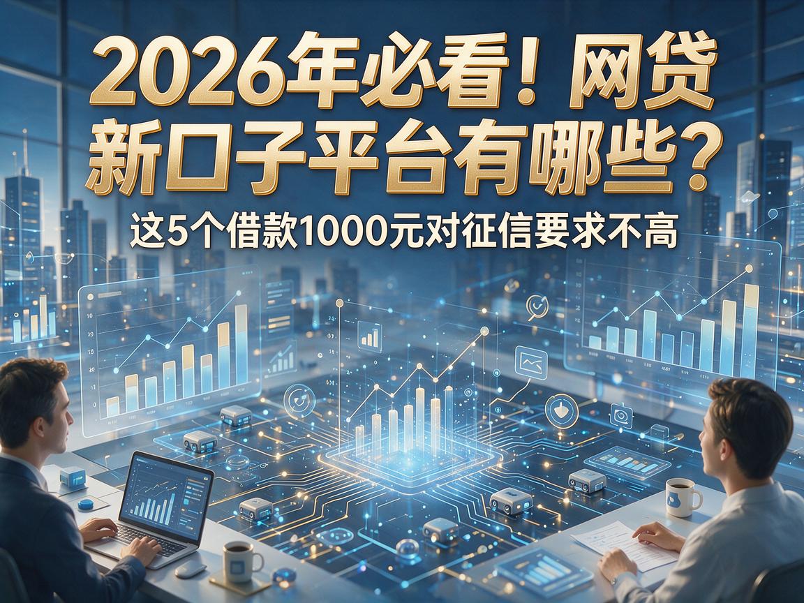 2026年必看!网贷新口子平台有哪些?这5个借款1000元对征信要求不高