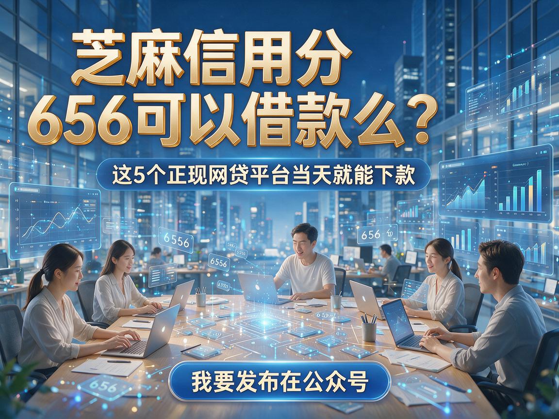 芝麻信用分656可以借款么？这5个正规网贷平台当天就能下款！
