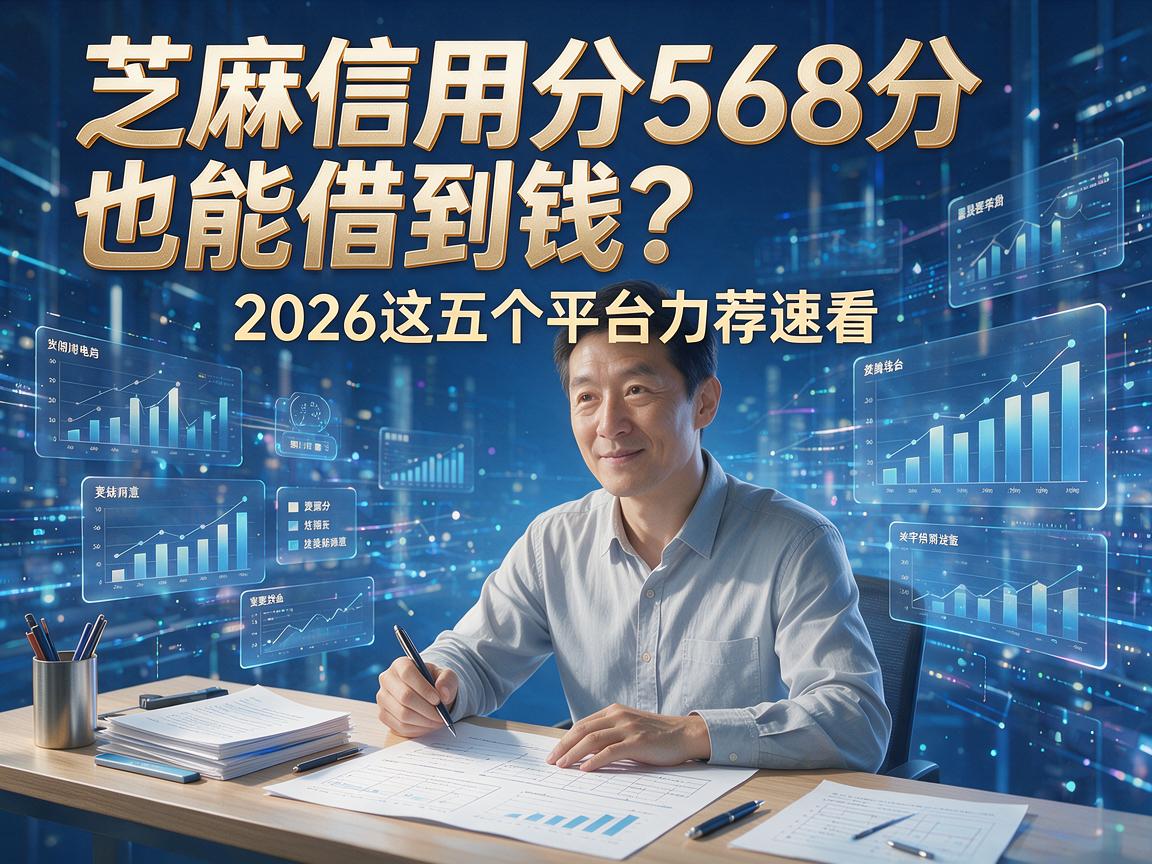 芝麻信用分568分也能借到钱？2026这五个平台力荐速看！