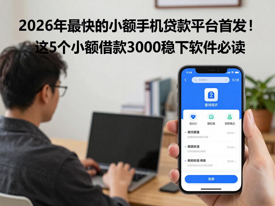 2026年最快的小额手机贷款平台首发!这5个小额借款3000稳下软件必读