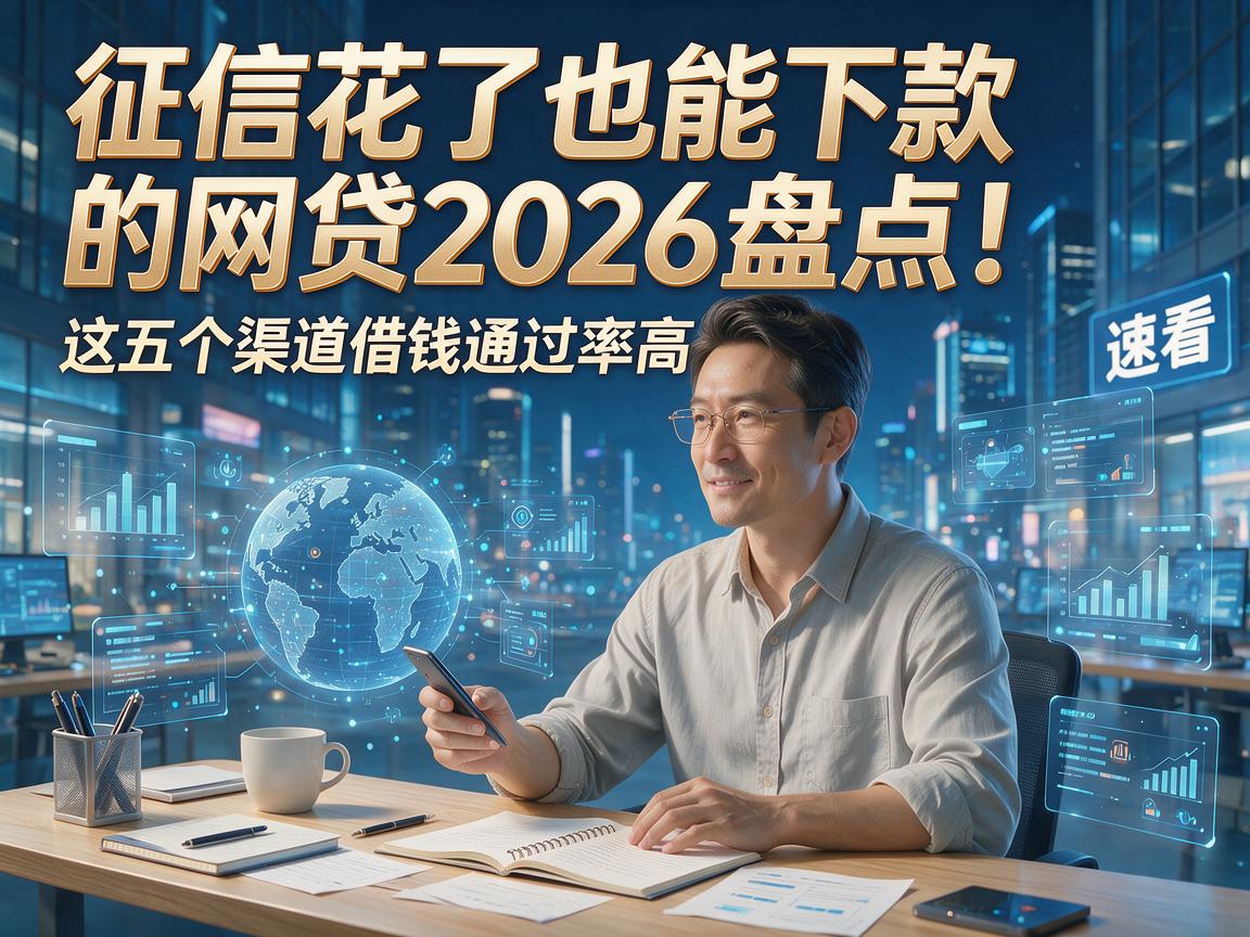 征信花了也能下款的网贷2026盘点!这五个渠道借钱通过率高,速看