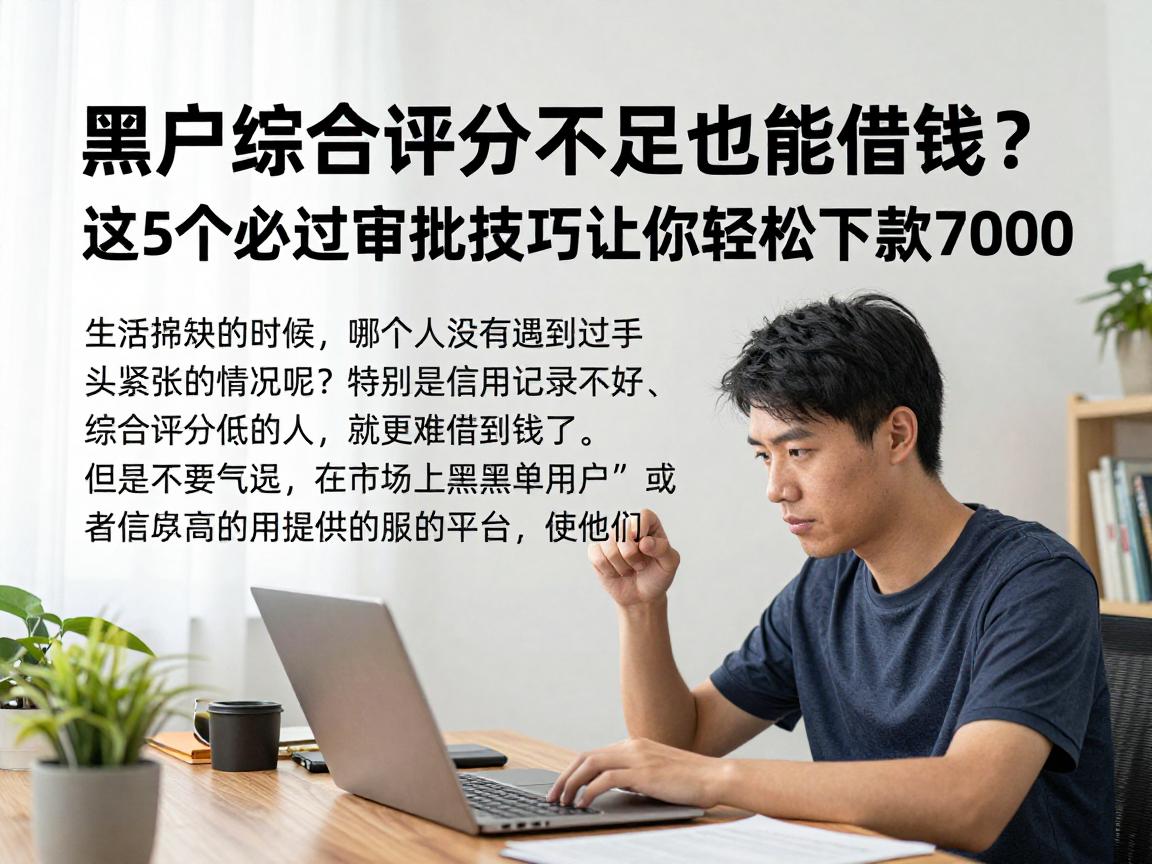 黑户综合评分不足也能借钱?这5个必过审批技巧让你轻松下款7000