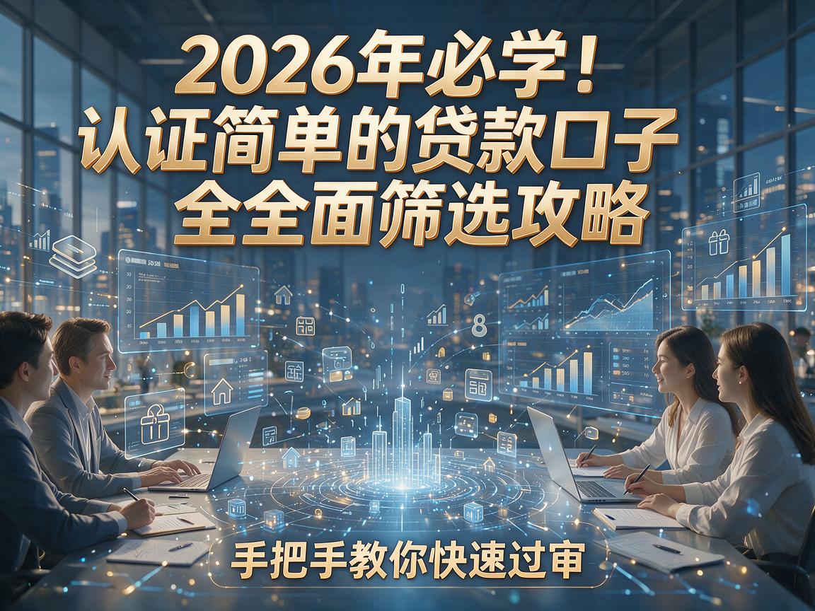 2026年必学!认证简单的贷款口子全面筛选攻略,手把手教你快速过审!