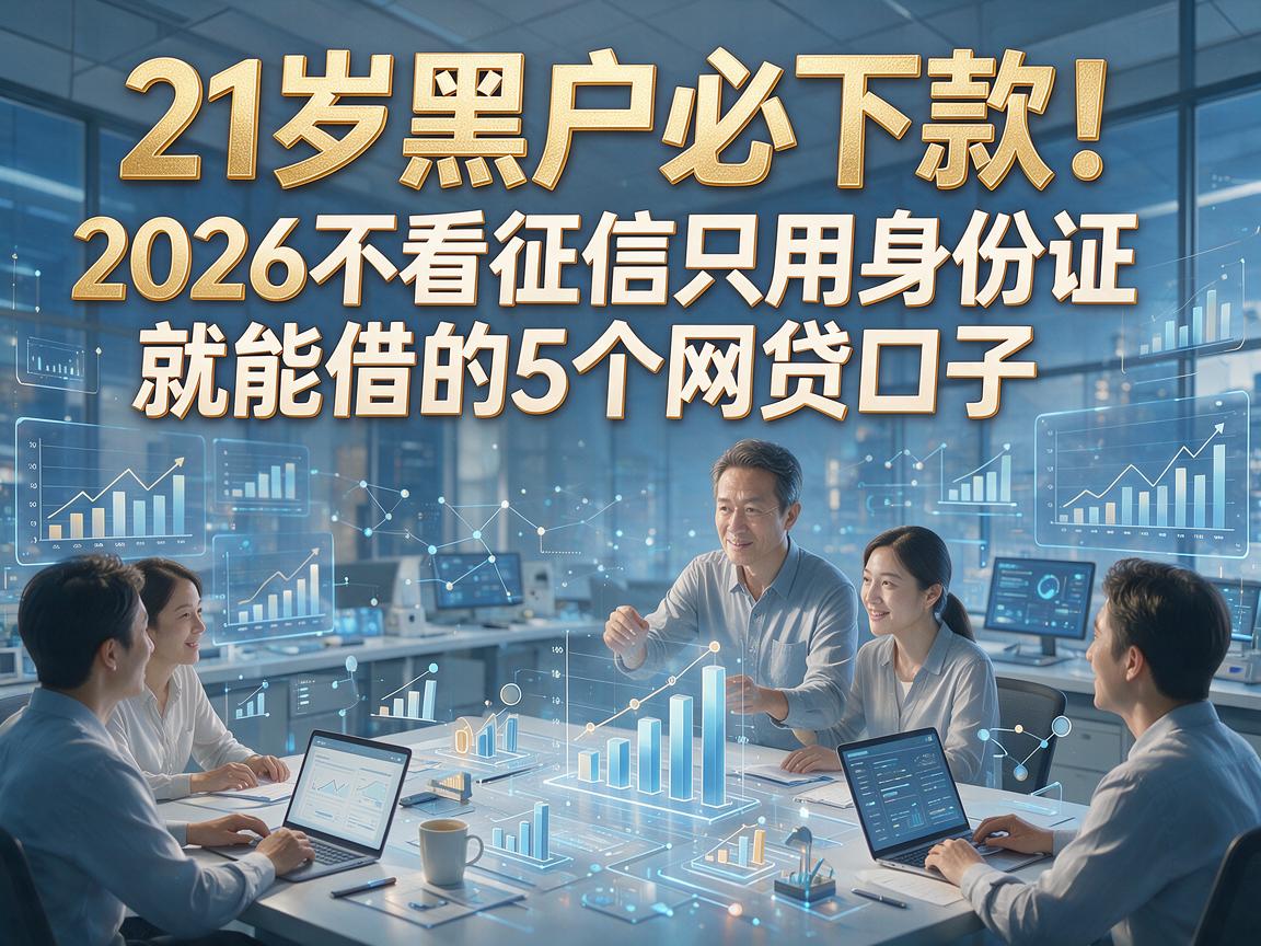 21岁黑户必下款!2026不看征信只用身份证就能借的5个网贷口子