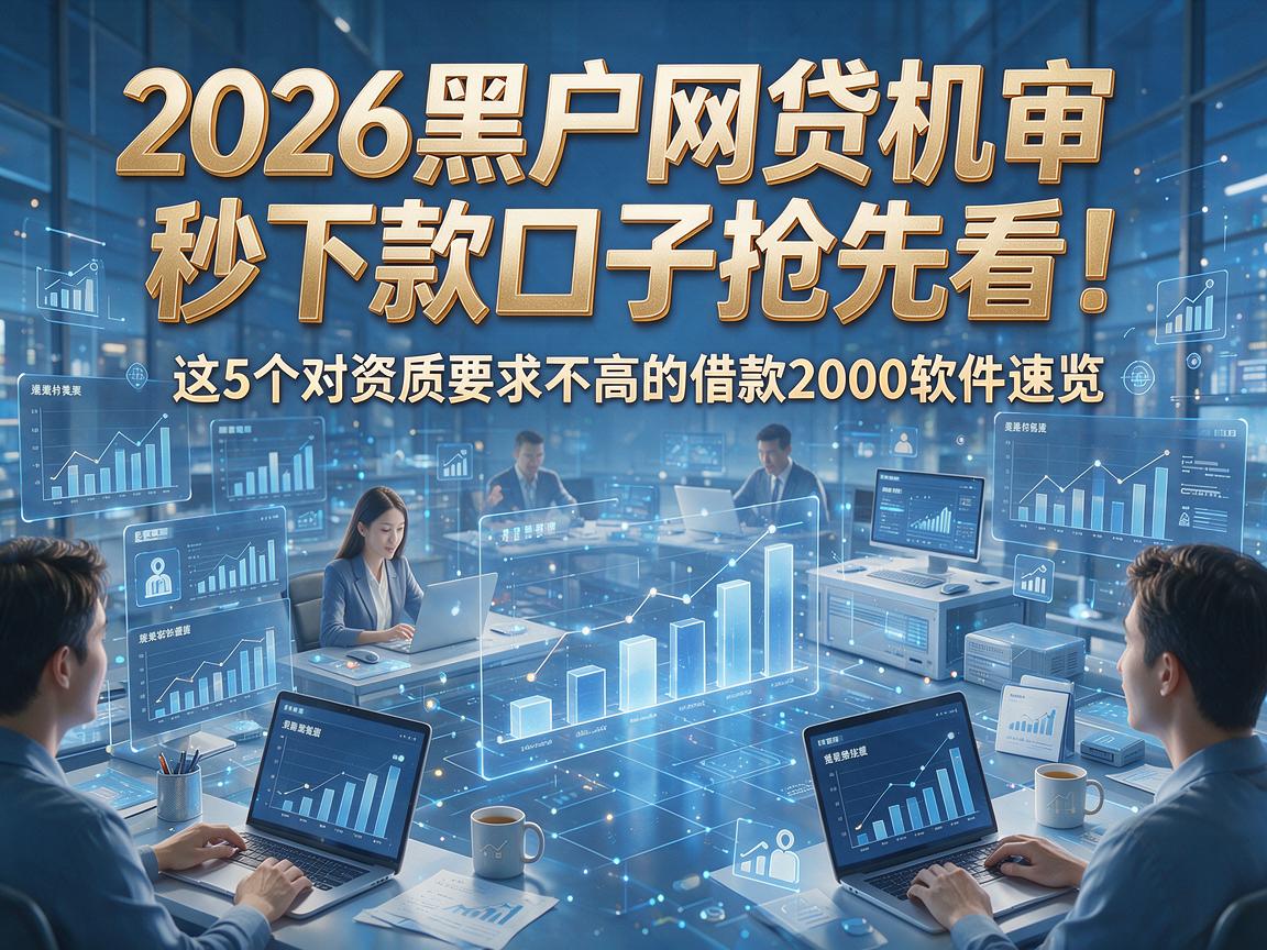 2026黑户网贷机审秒下款口子抢先看!这5个对资质要求不高的借款2000软件速览