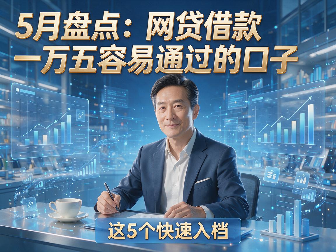 5月盘点:网贷借款一万五容易通过的口子,这5个快速入档!