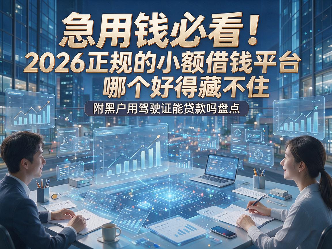急用钱必看!2026正规的小额借钱平台哪个好得藏不住(附黑户用驾驶证能贷款吗盘点)