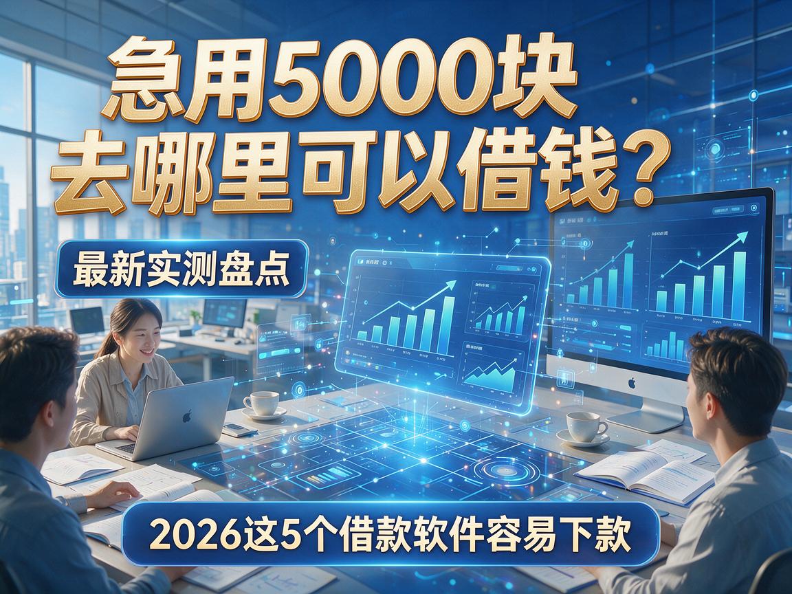 急用5000块去哪里可以借钱?2026这5个借款软件容易下款、最新实测盘点!