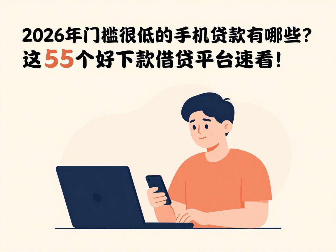 2026年门槛很低的手机贷款软件有哪些?这5个好下款借钱平台速看!