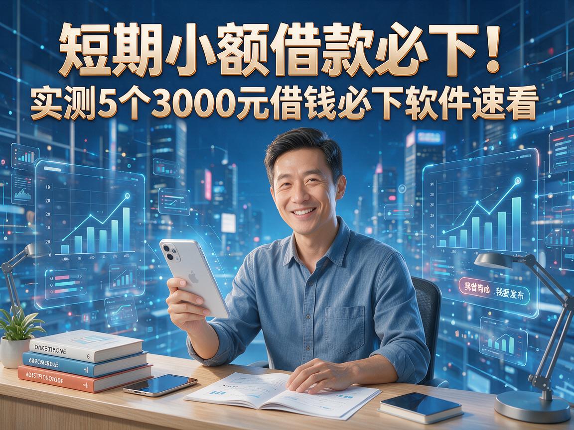 短期小额借款必下!实测5个3000元借钱必下软件速看