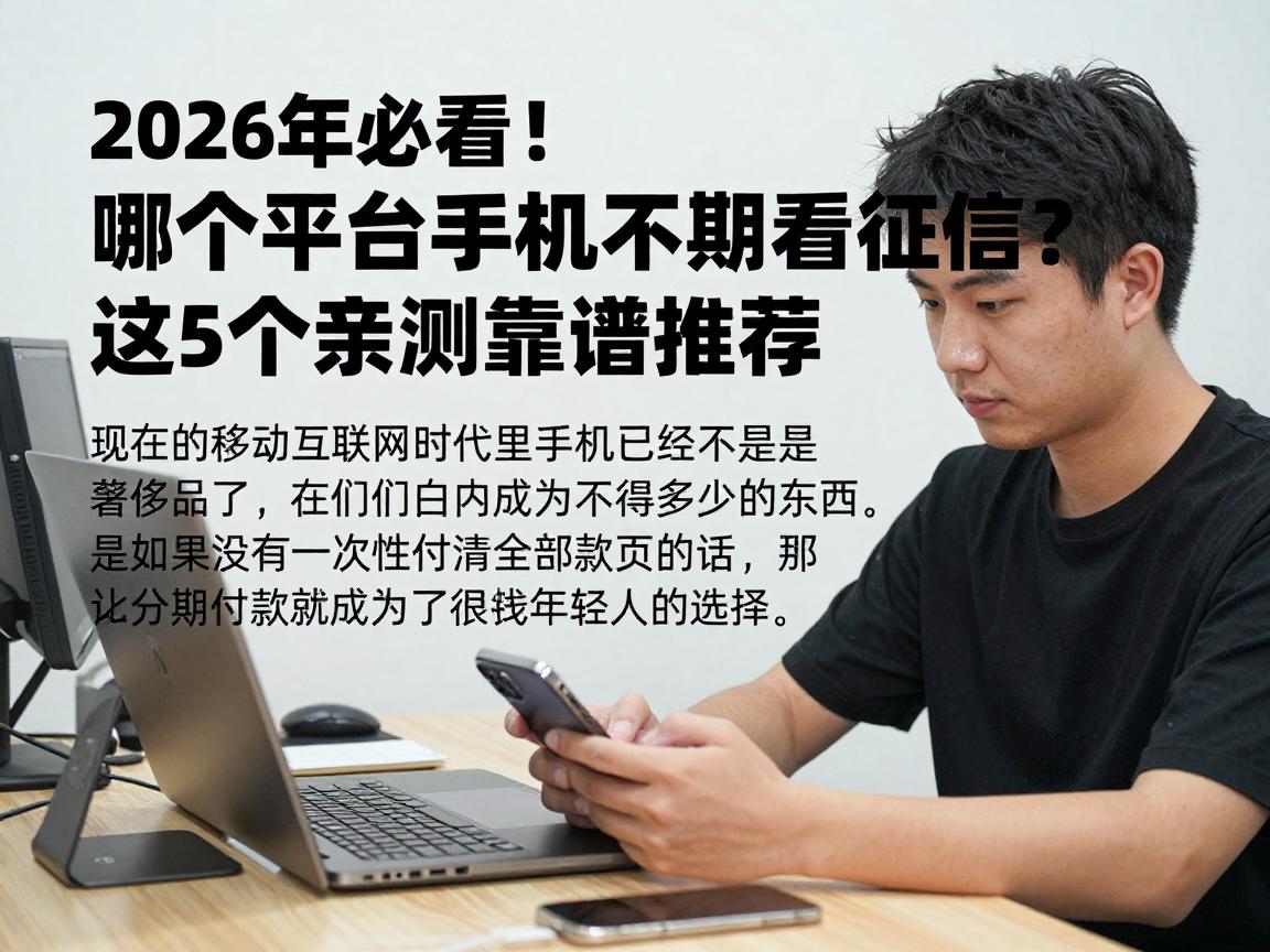 2026年必看!哪个平台手机分期不看征信?这5个亲测靠谱推荐!