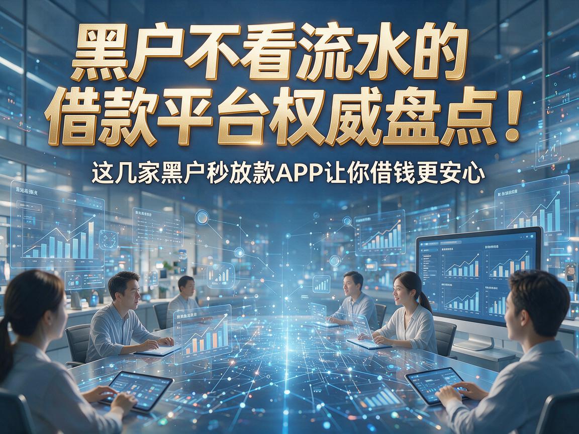 黑户不看流水的借款平台权威盘点!这几家黑户秒放款APP让你借钱更安心