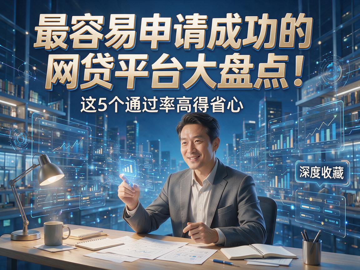 最容易申请成功的网贷平台大盘点!这5个通过率高得省心,建议深度收藏