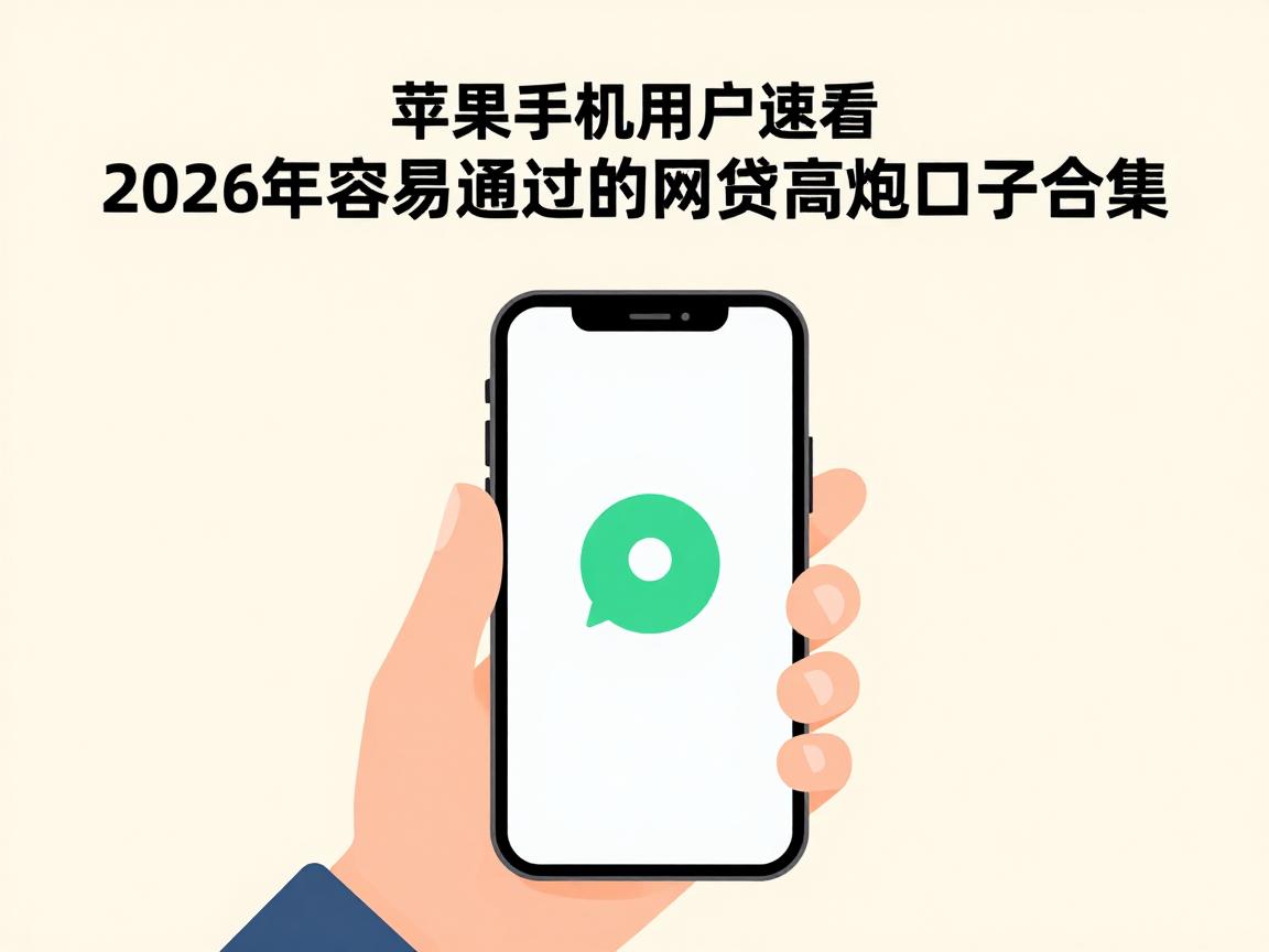 苹果手机用户速看!2026年容易通过的网贷高炮口子合集,这五个黑户贷款平台实测能下!