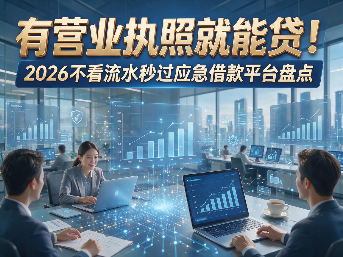 有营业执照就能贷！2026不看流水秒过应急借款平台盘点